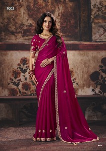Sari en soie léger avec un design multicolore pour mariage et fête, sari tendance de haute qualité - Product Image 2