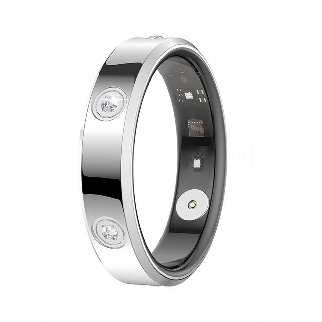 2026 Fashion Smart Ring Health Care Heart Rate Sleep Multi Sport Fitness Tracker AI App Analysis Remote Control