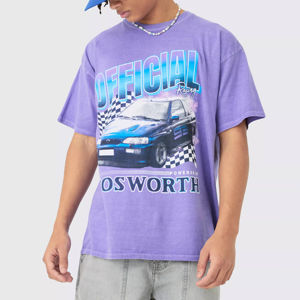 Camisetas Personalizadas para Hombre, Impresión Digital, Logotipo Frontal, Tejido de Tela, Ropa Casual Urbana, Transpirable, de Secado Rápido, Corte Holgado - Product Image 1