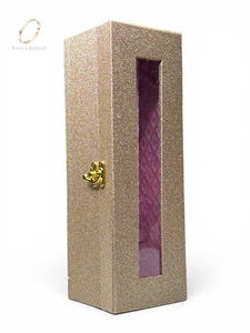 Boîte de rangement à bijoux élégante à un seul niveau avec finition scintillante, couvercle transparent, boîte de voyage pour bracelets, colliers - Product Image 5