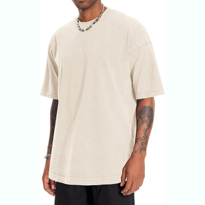 Camiseta de hombre 100% algodón, cuello redondo, diseño moderno, corte ajustado, camisetas sólidas, camisetas de manga corta para hombre, MOQ bajo. - Product Image 2