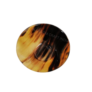 Authentic Handmade <b>Deep</b> Buffalo Horn Serving <b>Bowl</b> Eco-friendly Natural Color Polished Animal Style Fruit Serving Best Price Home - Product Image 3