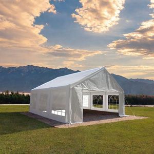 20x20 Heavy Duty Outdoor Wedding & Party <b>Tent</b> Marquee <b>Canopy</b> for Events Carport BBQ Shelter Storage Space - Product Image 4