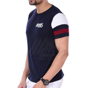 Camiseta estampada de algodón 100% de primera calidad, ajuste holgado, transpirable y de secado rápido para hombre. - Product Image 2