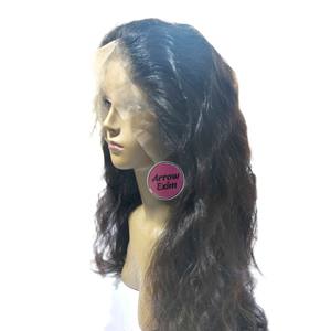 Perruque Lace Front en Cheveux Humains Remy Vierge Indiens Ondulés, Sans Colle, avec Sangles Réglables, Transparente pour la Lace, 12-30 Pouces, Poids 220-250g - Product Image 6