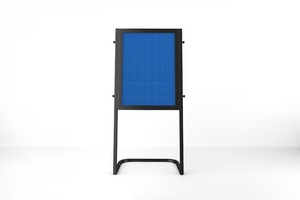 กรอบโชว์สำเร็จรูปสีดำเงาหรูหรา แข็งแรงทนทาน สำหรับตั้งโต๊ะ ใช้ในโชว์รูมและร้านค้าปลีก - Product Image 3