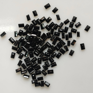สปิเนลสีดำธรรมชาติ 3x2 มม. ทรงบาแกตต์ คุณภาพดีที่สุด พลอยหลวมสำหรับทำเครื่องประดับ รีดดิ้งเมาน์เทน เจมส์ อิน - Product Image 2
