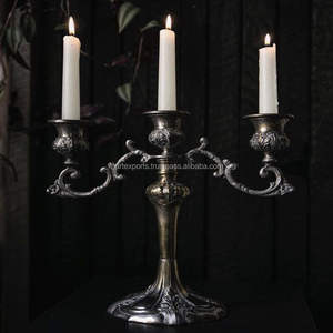 Candelabro de Metal Artístico, Portavelas Navideño Hecho a Mano, Diseño Moderno y Único, Decoración para el Hogar, Centro de Mesa para Comedor y Sala de Estar - Product Image 2