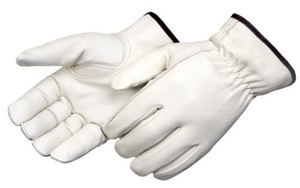 Gants de travail en cuir grainé de qualité supérieure, antidérapants, résistants à la chaleur, durables, respirants, sans latex, pour la construction, l'entrepôt et les travaux généraux - Product Image 1