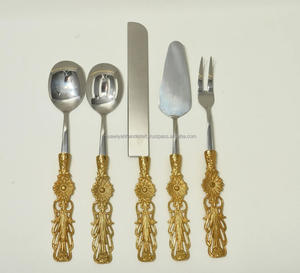 Cubiertos de acero inoxidable de diseño clásico de acero espejado de la mejor calidad, juego de cucharas, acero espejado duradero y Apto para lavavajillas - Product Image 1