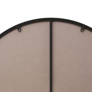 Espejo de pared con marco de Metal Circular negro de 36 pulgadas, espejo de tocador para baño, sala de estar, dormitorio con decoración de pared elegante - Product Image 5