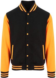 Wholesale <b>Custom</b> <b>Denim</b> Varsity <b>Jacket</b> for Men Vintage Style Sleeve Letterman Casual Zipper Woven Work <b>Jacket</b> for Winter - Product Image 1