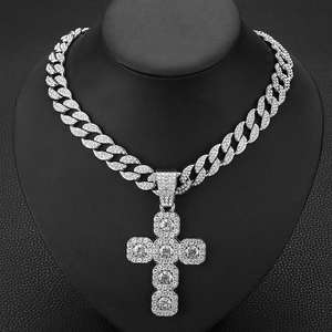 Excellent Quality Fashion Hip Hop Pendant Necklace With Cubic Zirconia <b>Iced</b> <b>Out</b> Design For Party Wear Available For Sale - Product Image 4