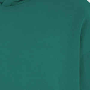 Sudadera con Capucha Verde para Hombre, Corte Regular, Color Sólido, Felpa de Algodón, Estilo Casual para Otoño, Sudadera Vintage - Product Image 6