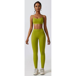 Conjuntos Deportivos Completos para Mujer, Sujetadores Deportivos con Tirantes, Leggings de Cintura Alta, Top Corto y Chaqueta, Ropa Deportiva Perfecta para Fitness - Product Image 2