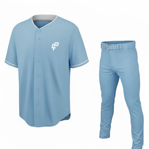 Uniforme de baseball de qualité supérieure, design confortable pour les équipes adultes, personnalisation du nom. - Product Image 1