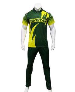 Tenues de cricket OEM de qualité supérieure, personnalisables, respirantes, pour l'été, pour hommes - Product Image 1