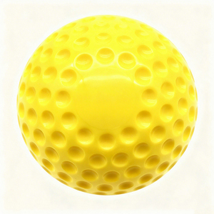 Ballons de baseball alvéolés de qualité supérieure pour machine de lancer, entraînement de softball, pratique en extérieur, en PU – Vente en gros - Product Image 3