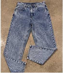 Jean en denim délavé coupe droite taille haute pour homme, en coton, décontracté, coupe classique, idéal pour l'automne - Product Image 2