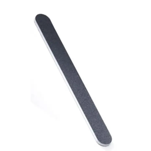 Stainless Steel Square Double Sided Nail <b>Files</b> Anti-Slip Handle Professional Manicure Pedicure Tool Leather <b>Case</b> Premium Quality - Product Image 4