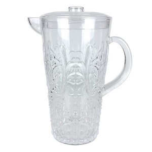 Pichet à eau en plastique acrylique décoratif - Product Image 1