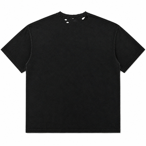 เสื้อยืดพิมพ์ลาย DTG แบบทำสีซีดสไตล์วินเทจ ประดับด้วยคริสตัล 100% ผ้าฝ้ายคุณภาพพรีเมียม แขนสั้น แฟชั่นทันสมัย ใส่ได้ทั้งชายและหญิง สไตล์ลำลอง - Product Image 3