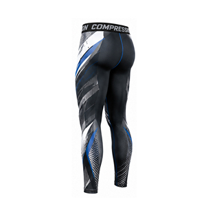 <b>Men</b> <b>Compression</b> Pants Custom Logo Athletic <b>Leggings</b> Moisture Wicking Gym Fitness Running Training Workout <b>Mens</b> Sports Tights - Product Image 3