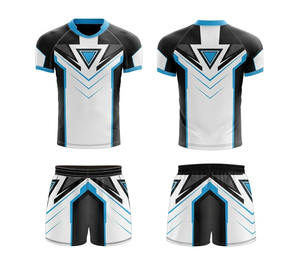 Uniformes de Rugby Personalizados al por Mayor, Modelo 2026, Cómodos, Transpirables, Tallas Grandes, Impresión por Transferencia de Calor, Poliéster, Secado Rápido Frontal - Product Image 1
