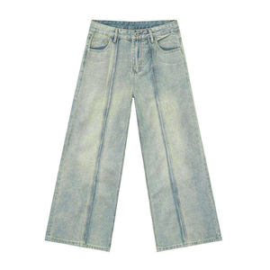 Wholesale Lightweight Denim <b>Jeans</b> for <b>Men</b> Casual Fashion Breathable Eco-Friendly Factory Price - Product Image 1