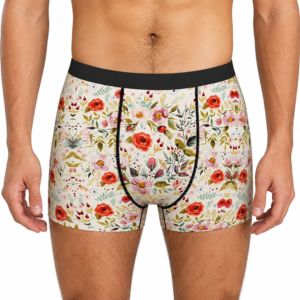 <b>Custom</b> Sublimated <b>Boxer</b> Briefs Mens Polyester Underwear OEM ODM Quick Dry Breathable Stretch Factory Supplier Manufacturer Maker - Product Image 1