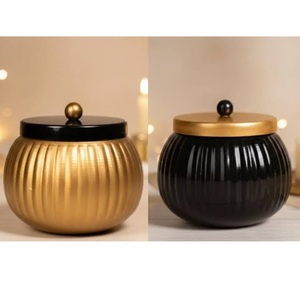 Pot à bonbons décoratif en bois pour cuisine et hôtel, qualité supérieure, fait main, vente en gros, distributeur de noix, pot à fruits secs en gros - Product Image 2