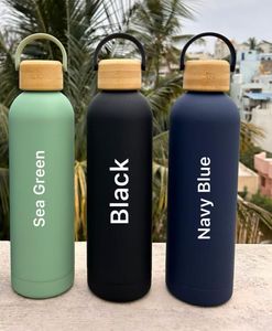 Nouvelle conception de bouteille d'eau de sport de luxe en acier inoxydable personnalisable selon votre logo, gourde de sport, bouteille d'eau de sport - Product Image 1