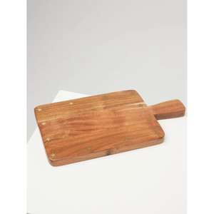 Tabla de Cortar de Madera Hecha a Mano con Asa, Apta para Lavavajillas, Ecológica, Duradera, Tabla de Cortar Sostenible para Encimera, Fácil de Limpiar - Product Image 3