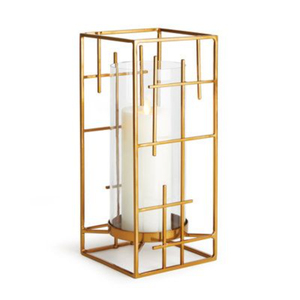 Support à bougie en laiton résistant à la chaleur, best-seller, pour la décoration de la maison, porte-bougie en métal et verre - Product Image 4