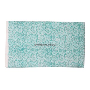 Main Bloc Coton Tissu Sanganeri Jaipuri Tissu Voile Tissu Dernier Floral Imprimé Lâche Courir Tissé Poids Léger 92x88 - Product Image 2