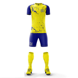 Uniforme de Fútbol de Manga Corta con Estampado Sublimado, Uniforme de Compresión para Clubes Deportivos, Venta Caliente, MOQ Bajo - Product Image 2