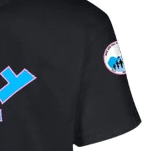 เสื้อยืดแขนสั้นลายกราฟิกสีดำสำหรับเด็ก ลายพิมพ์ตัวอักษร "They Not Like Us" สีน้ำเงิน คอกลม สไตล์ลำลอง แฟชั่นสำหรับเด็ก ใส่ได้ทุกวัน - Product Image 3