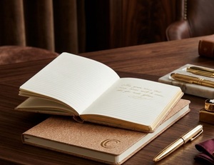 Luxury Cork Cover <b>Diary</b> Eco-Friendly Journal for Daily Writing Classic Cork Hardcover Notebook <b>A5</b> Ruled Journal Business - Product Image 1