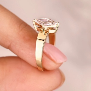 Anillo Solitario con Corte Losango, Anillo de Diamante Cultivado en Laboratorio de 1.50 Quilates, Anillo de Compromiso, Anillo de Boda, Joyería, Anillo de 14k, Vermeil Eternity - Product Image 3