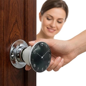 Modern Ceramic Round Cabinet Knob with <b>Clock</b> Face Design for Home Office & Kitchen Furniture Handles Eco-Friendly & Durable - Product Image 2