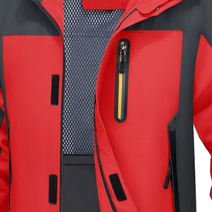 เสื้อแจ็คเก็ตฮาร์ดเชลล์พิมพ์ลาย มีหลายกระเป๋า ปรับชายเสื้อได้ กันลม กันน้ำ ระบายอากาศได้ดี ซิปยาวเต็มตัว เหมาะสำหรับทุกเพศทุกวัย ไซส์พลัส - Product Image 4