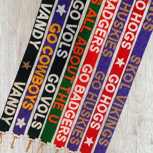 Luxury Handmade Beaded <b>Bag</b> <b>Strap</b> with Metal Hooks and Adjustable <b>Replacement</b> <b>Strap</b> for Handbags Available Wholesale Export - Product Image 1