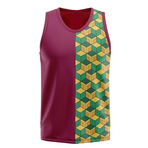 Camiseta de baloncesto para hombre de material suave, 100% poliéster, diseño personalizado, malla de poliéster cosida, diseño reversible personalizado para hombre - Product Image 2