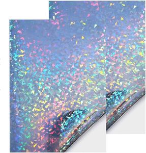 Rainbow Effect Holographic Self Adhesive <b>Vinyl</b> Overlay Cold Lamination Film for Stickers Labels UV Resistant Film OEM Wholesale - Product Image 3