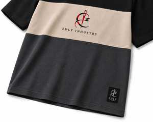Camiseta de Manga Corta con Cuello Redondo para Hombre, Diseño Color Block, Estilo Urbano Oversize, Ribete en Contraste, Logotipo Serigrafiado en la Parte Delantera - Product Image 4