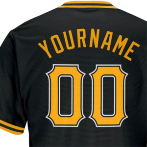 Camiseta de Béisbol/Sóftbol Sublimada, 100% Poliéster, Transpirable, de Secado Rápido, con Impresión de Logotipo Personalizado, para Unisex, Impresión Digital, Venta al Por Mayor - Product Image 4