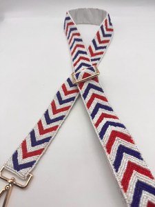 Royals Beaded Purse Strap Royals Crown Beaded Bag Strap Handmade Adjustable Strap Game Day Gift Idea <b>Camera</b> Strap - Product Image 3