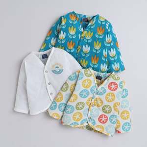 Conjunto de Chalecos Ligeros para Bebé, Ropa Infantil de Algodón Premium, Paquete de 3 - Product Image 1