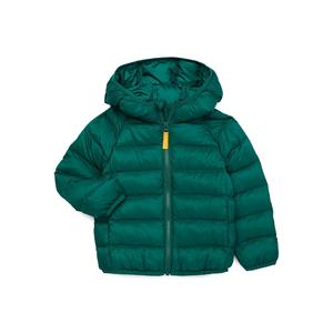 Veste matelassée à capuche avec fermeture éclair, coupe-vent, manteau d'hiver unisexe, décontracté, couleur unie, coupe régulière, longueur courte, polyester épais - Product Image 4