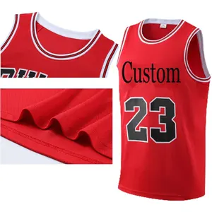 OEM benutzer definierte Polyester Stoff Usa Basketball Uniform Top Qualität Basketball Jersey
